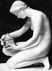 Harry Bates, Pandora - left, black and white