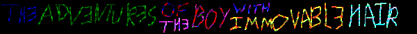 The Boy with Immovable Hair logo
