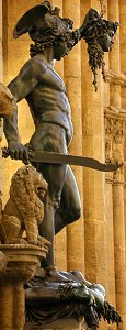 Cellini's Perseus: right side