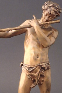 Flix Maurice Charpentier - L'Improvisateur (bronze statuette - front)
