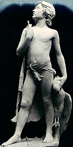 A Boy of Gaul by Jean Antoine Carls - postcard photo