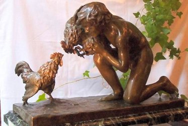 Cockfight by Sophie Debry - left side