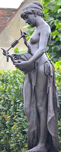 The Muse of Poetry by Edward Onslow Ford - left