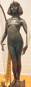 The Singer by Edward Onslow Ford - front slightly left