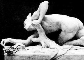 I'm the Male Stories mascot - 'Mercury Inventing the Caduceus'