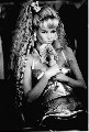 Claudia Schiffer as and with a Barbie doll, New York '94. 57 Kb