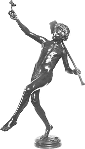 Moulin's 'A Lucky Find at Pompeii' - statuette