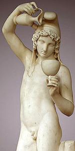 Ganymede Pouring Wine by by Bertel Thorvaldsen