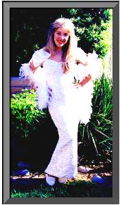 Living Barbie performer